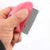 Dog and Cat Grooming Comb - Single Row Flea Remover Brush for Pet Brushing Tools