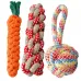 Dog Toys Chewing Rope for Puppies and Large Breeds - Interactive Teething Toy for Golden Retrievers, Labradors, and More