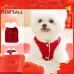 New Year Celebratory Vest for Dogs - Winter Festive Outfit for Small Breeds like Pomeranians, Shih Tzus, and Bichon Frise