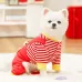 New Year Fortune Pet Dog and Cat Winter Cozy Sweater Wearable Clothing for with Leash