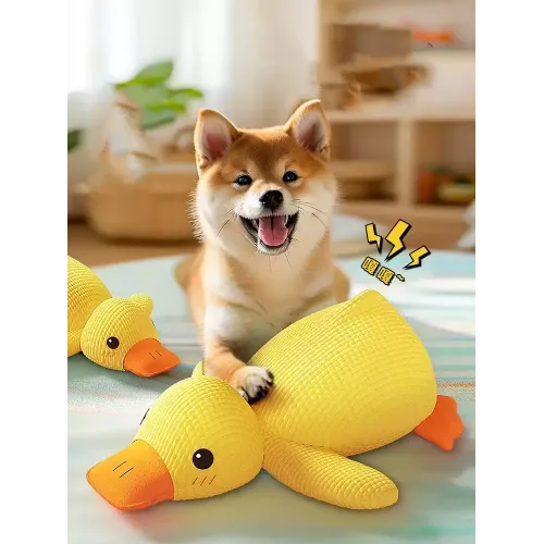 Dog Toy Pet Durable Chewing Self-Entertainment Sound Device for柯基小狗 Small Yellow Duck Dental Wear