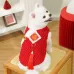 Winter New Year Traditional Chinese Style Embroidered Red Envelope Pet Clothing for Dogs and Cats - Tang suit with Felt Pads